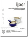 Indian Journal of Pharmaceutical Education and Research杂志封面